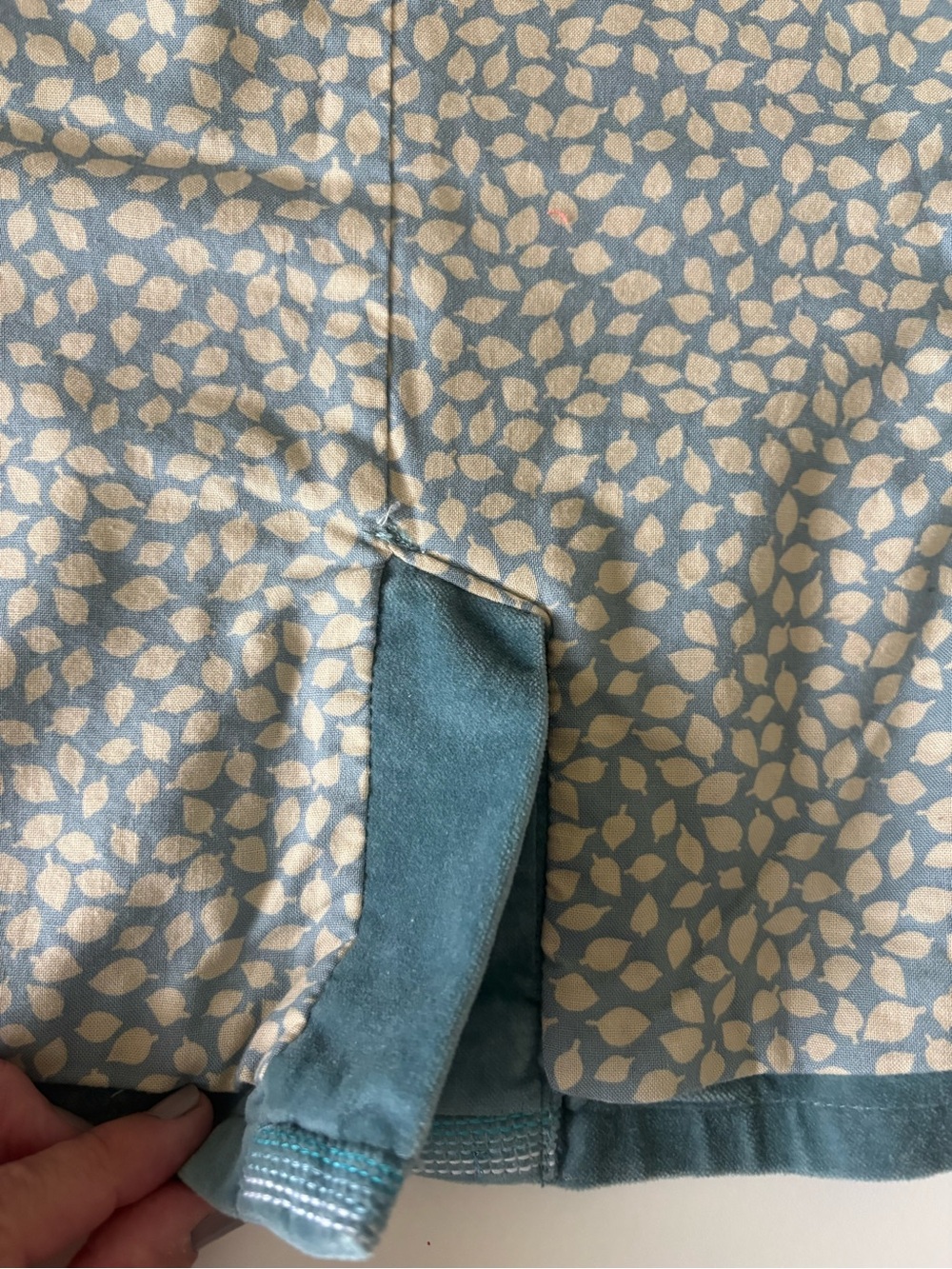 Boden Teal Cotton velvet Women's Blazer Jacket size UK 12 US 8 - Picture 14 of 16